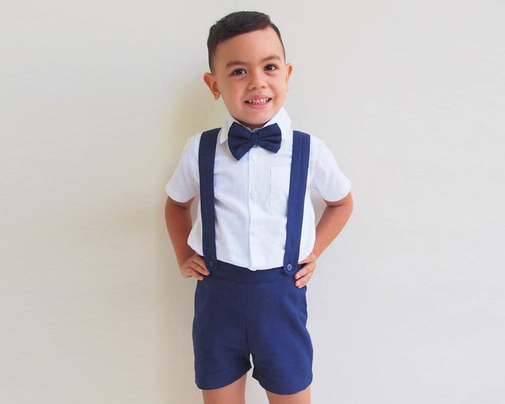 Boy 3 Piece Linen Suit