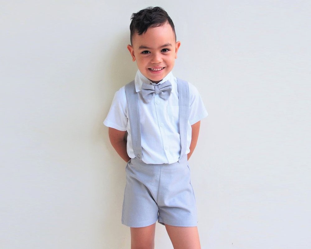 Boy 3 Piece Linen Suit