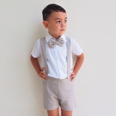 Boy 3 Piece Linen Suit