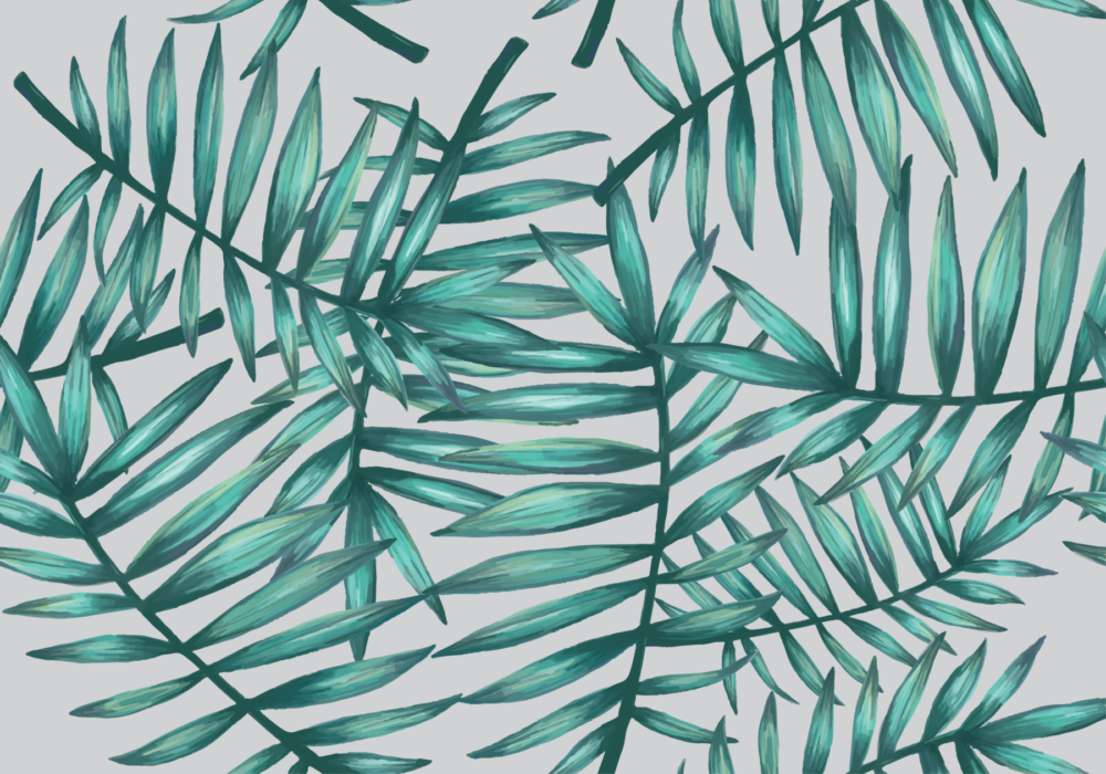 Father and Son Swim Trunks - Tropical Leaves - Image 3