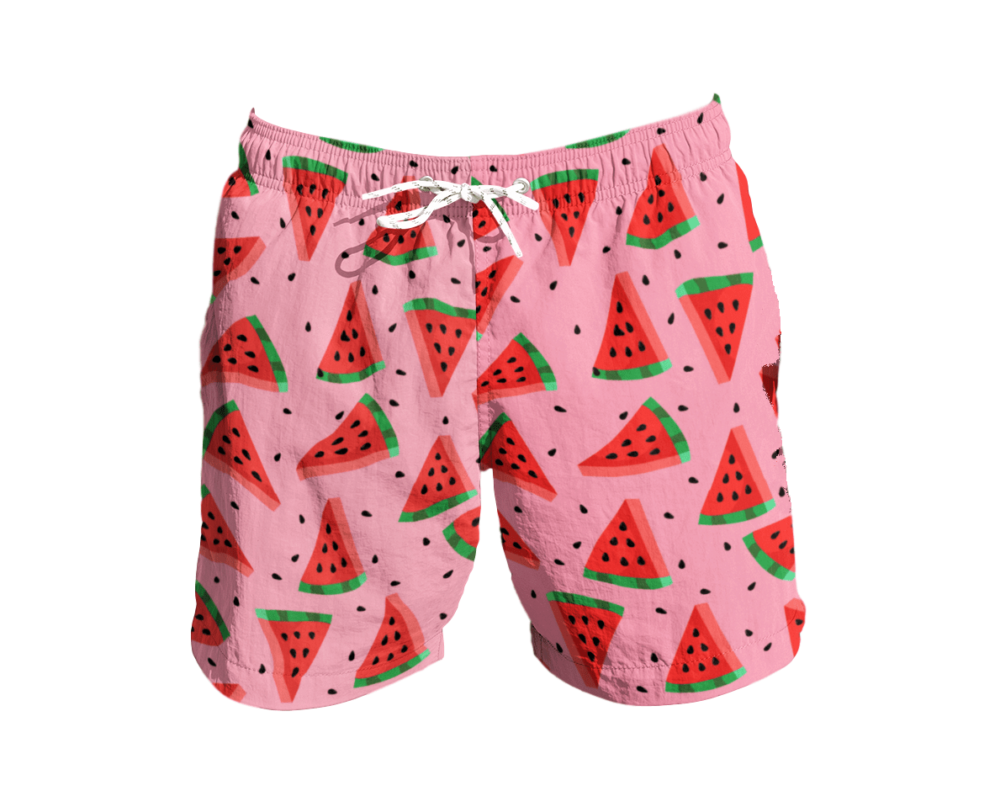 Matching Swim Trunks - Red Watermelon - Image 2