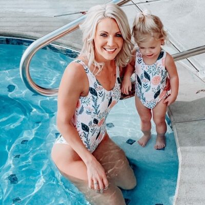 Mommy & Me Swimsuits - Rose
