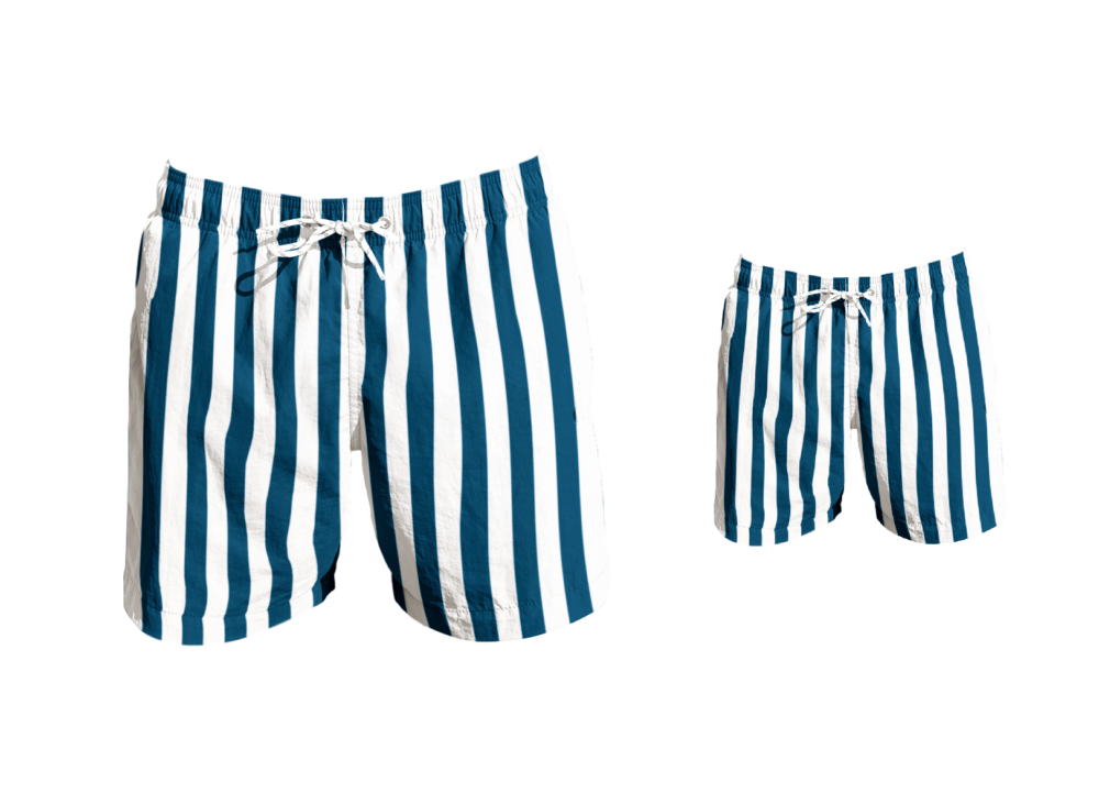 Matching Swim Trunks - Stripes