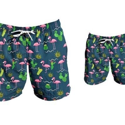 Matching Swim Trunks - Navy