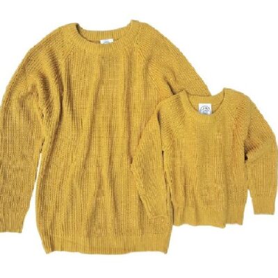 Mommy & Me Sweater - Mustard