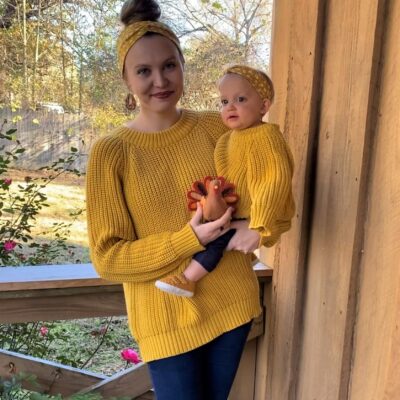 Mommy & Me Sweater - Mustard