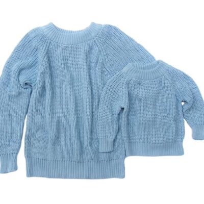 Mommy & Me Sweater - Blue