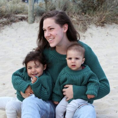 Mommy & Me Sweater - Olive Green