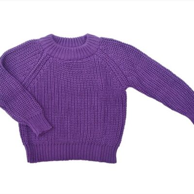 Knitted Jumper - Purple
