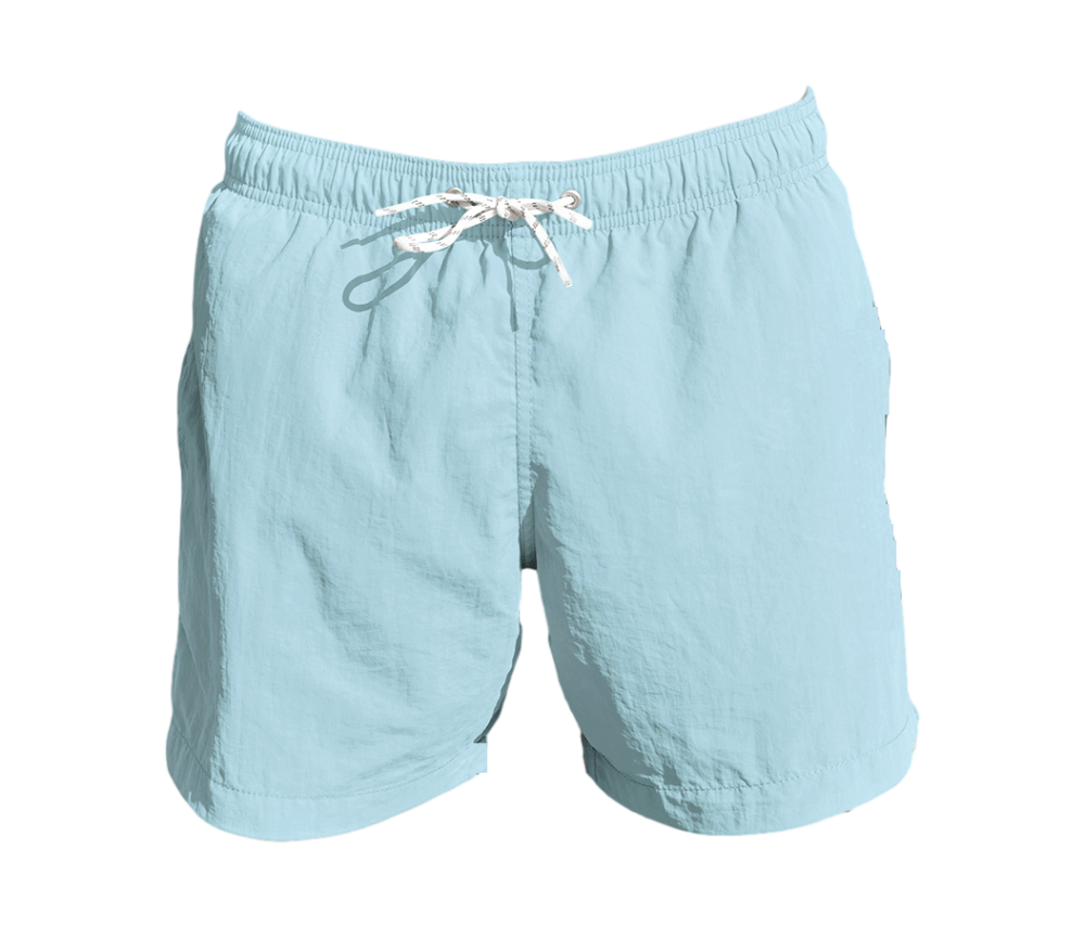 Matching Swim Trunks - Light Blue - Image 2