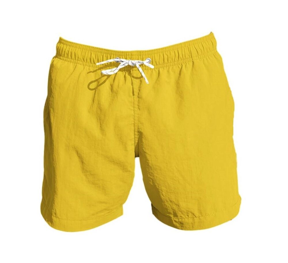Matching Swim Trunks - Mustard - Image 2
