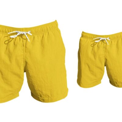 Matching Swim Trunks - Mustard