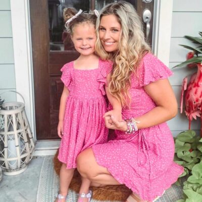 Mommy & Me Matching Dress - Pink