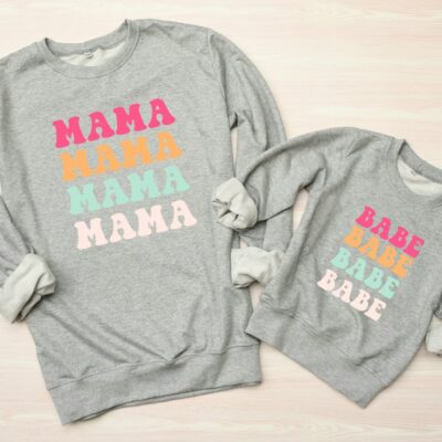 Mama and Mini Jumper - Pastel