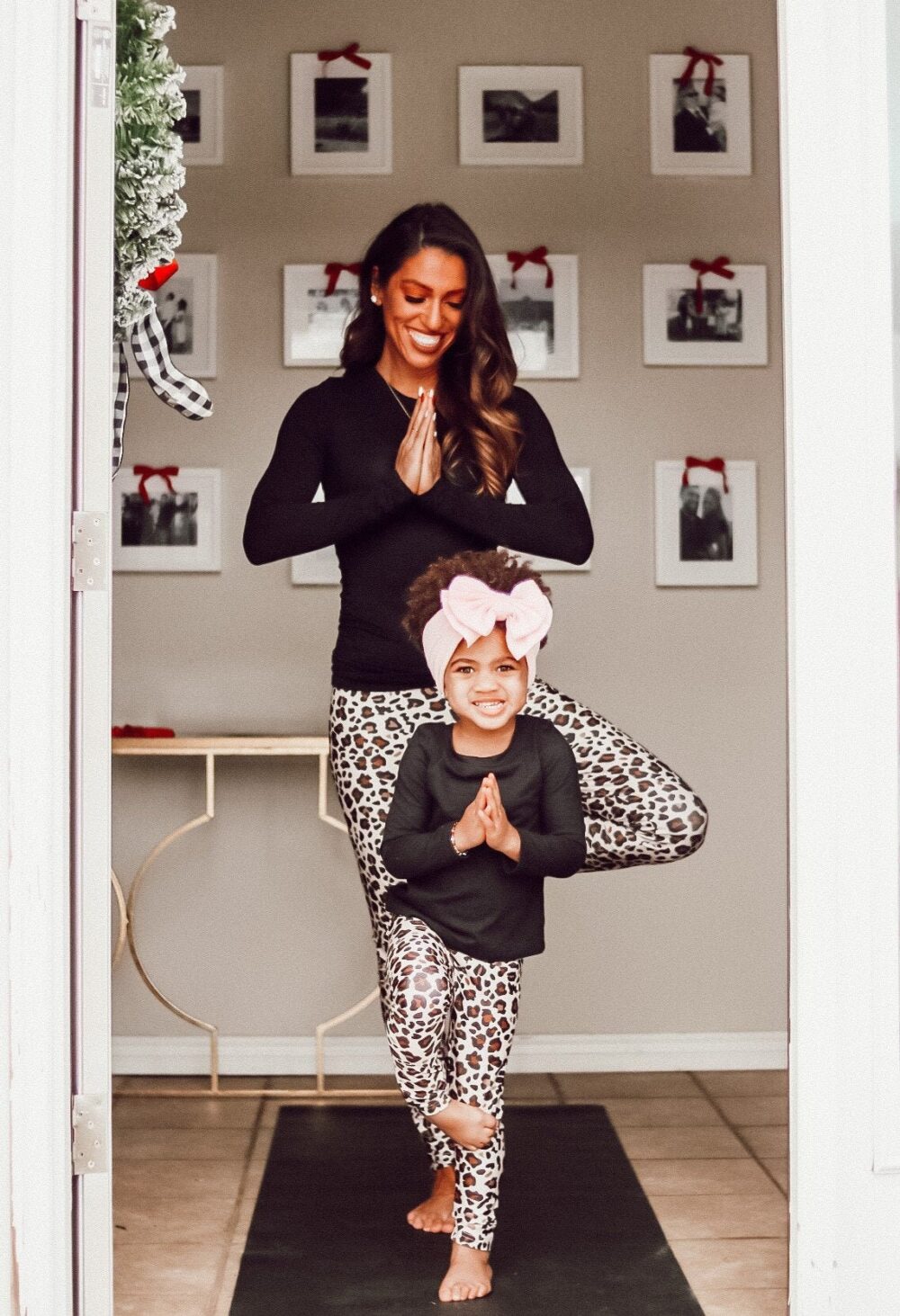 Mommy & Me Leggings - Brown Animal Print