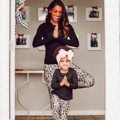 Mommy & Me Leggings - Brown Animal Print