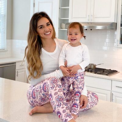 Mommy & Me Leggings – Pink Floral