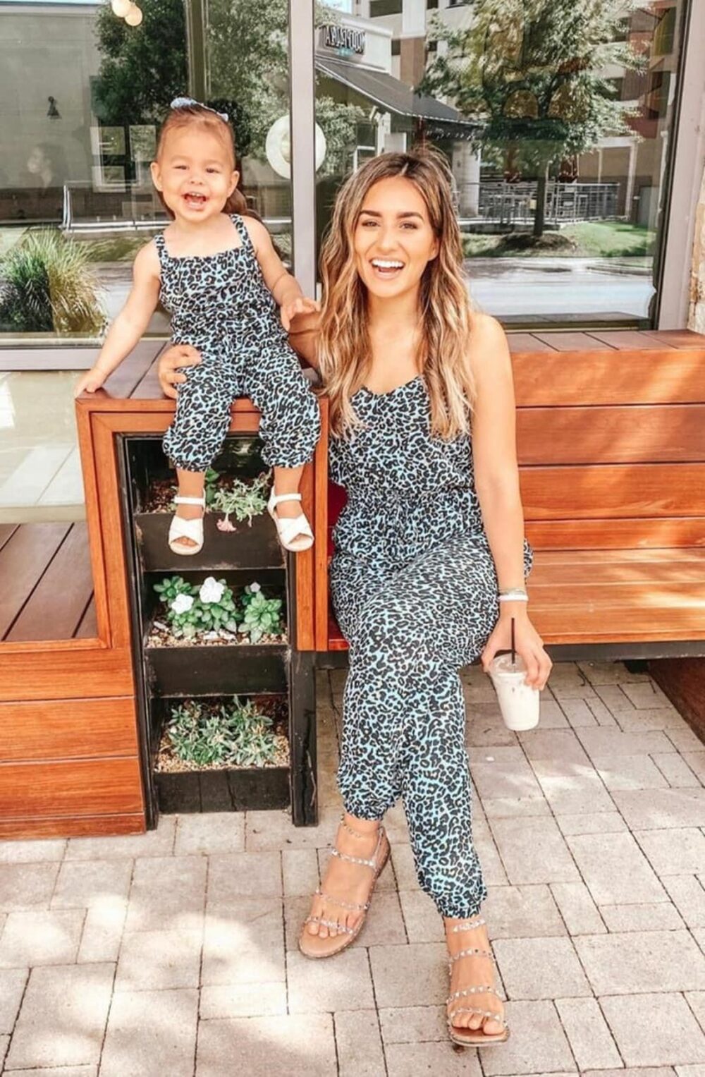 Mommy & Me Jumpsuits – Pink Leopard - Image 4