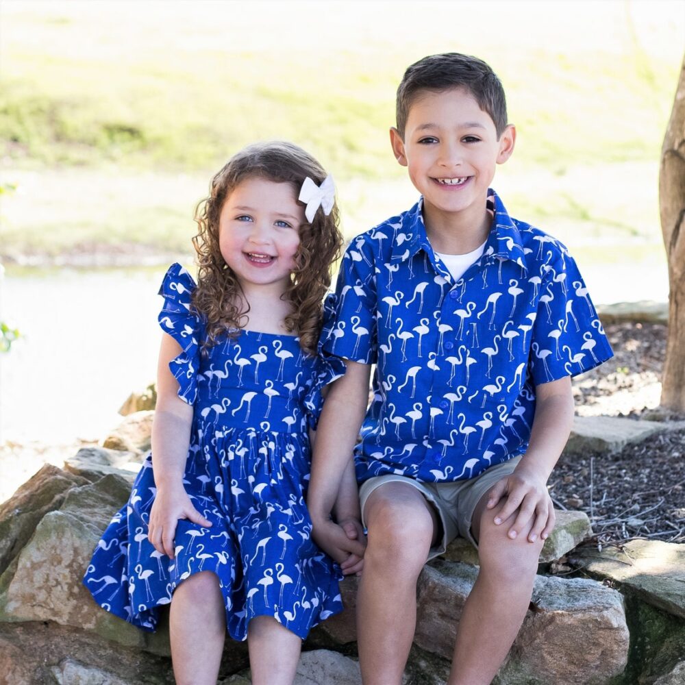 Siblings Outfit – Flamingo