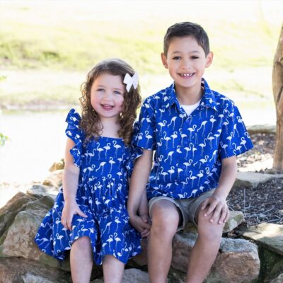 Siblings Outfit – Flamingo