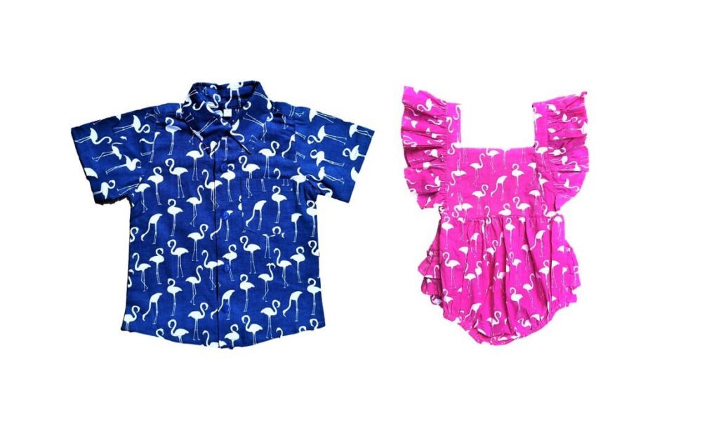 Siblings Outfit – Flamingos