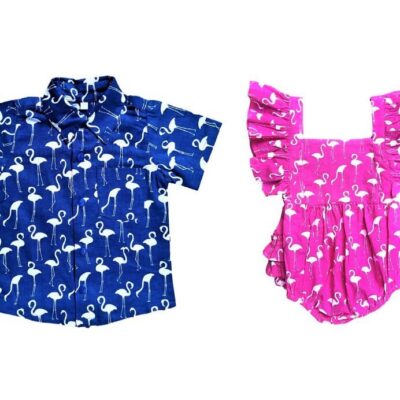 Siblings Outfit – Flamingos