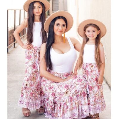 Mommy & Me Maxi Skirt - Floral