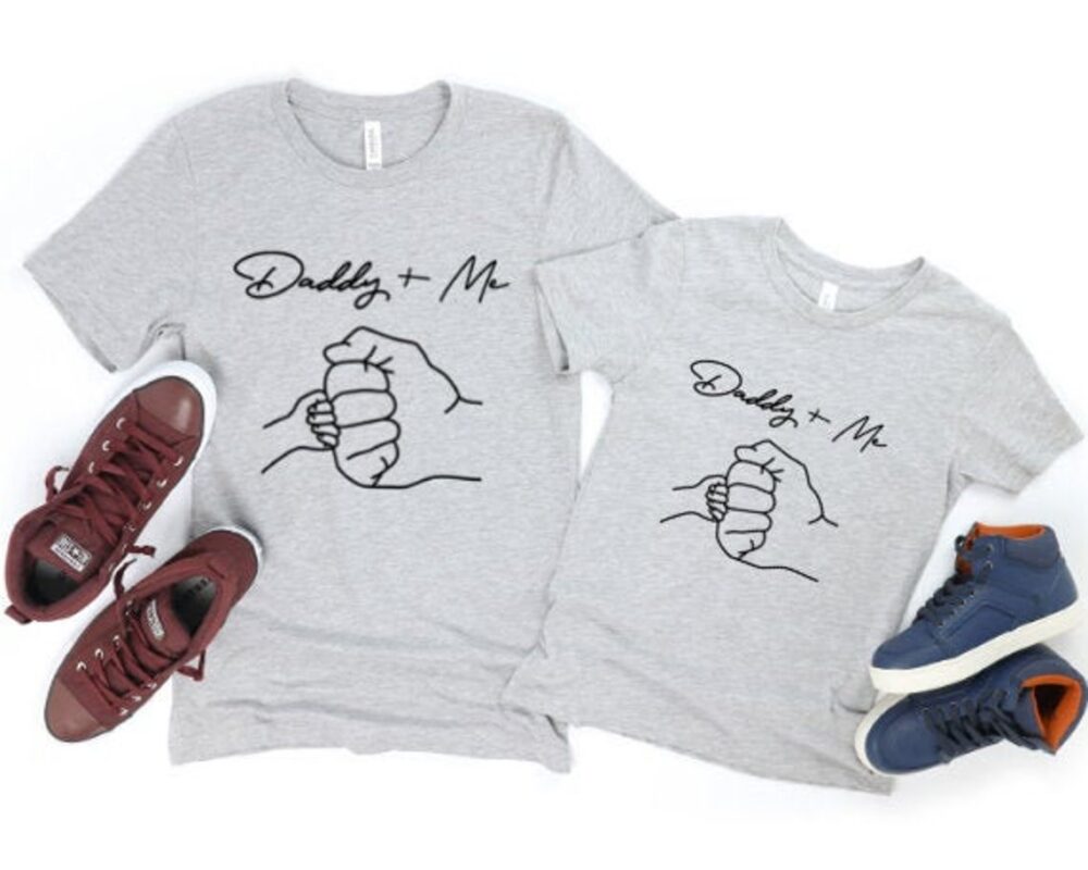 Daddy & Me T-Shirts – Fist Pump