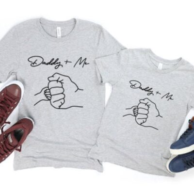 Daddy & Me T-Shirts – Fist Pump