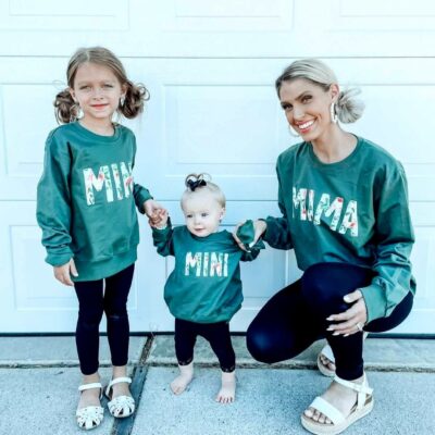 Mommy & Me Sweatshirts – Green