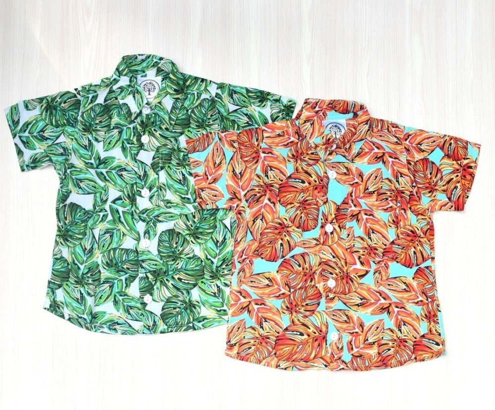 Siblings Outfit – Botanical leaf - Image 7
