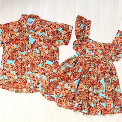 Siblings Outfit – Autumn leaf