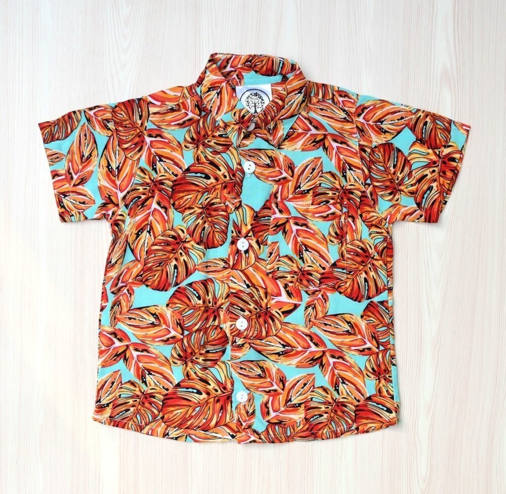 Siblings Outfit – Botanical leaf - Image 5