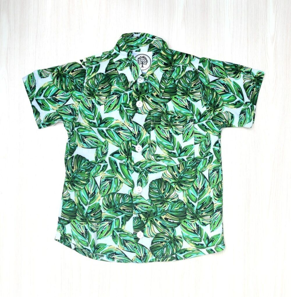 Siblings Outfit – Botanical leaf - Image 2