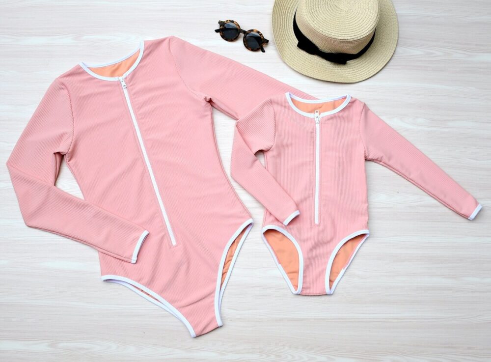 Mommy & Me Swimsuits – Eco Rib - Image 3