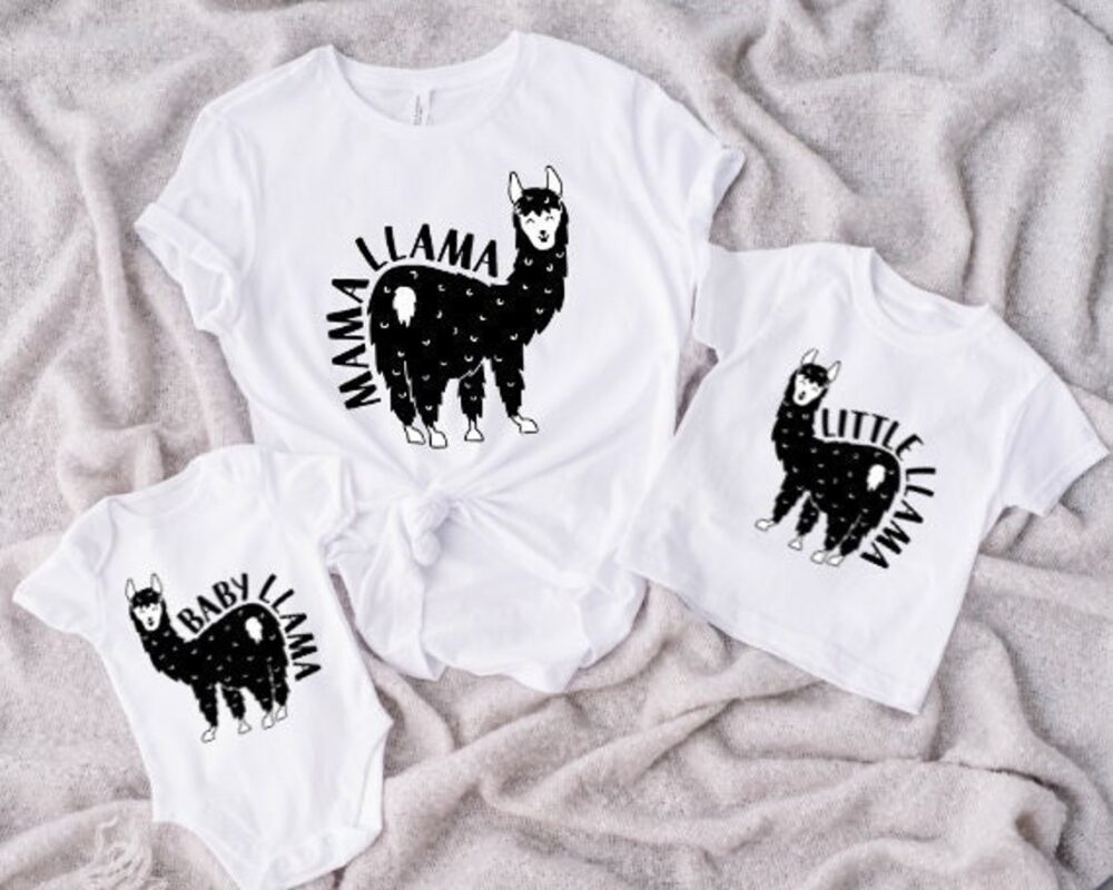 Mommy & Me Outfit - Lama