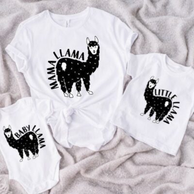 Mommy & Me Outfit - Lama
