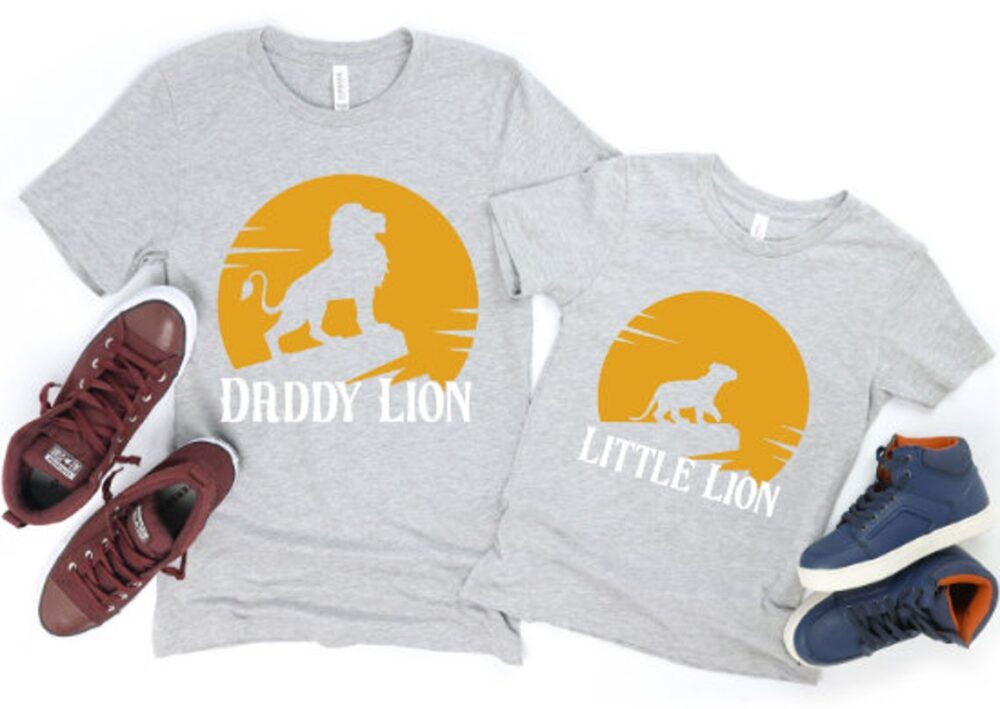 Daddy & Me T-Shirts – Lion King