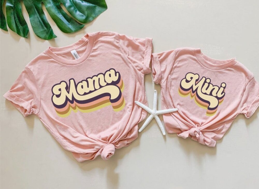 Mama & Mini T-Shirts - Retro