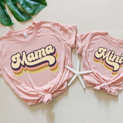 Mama & Mini T-Shirts - Retro