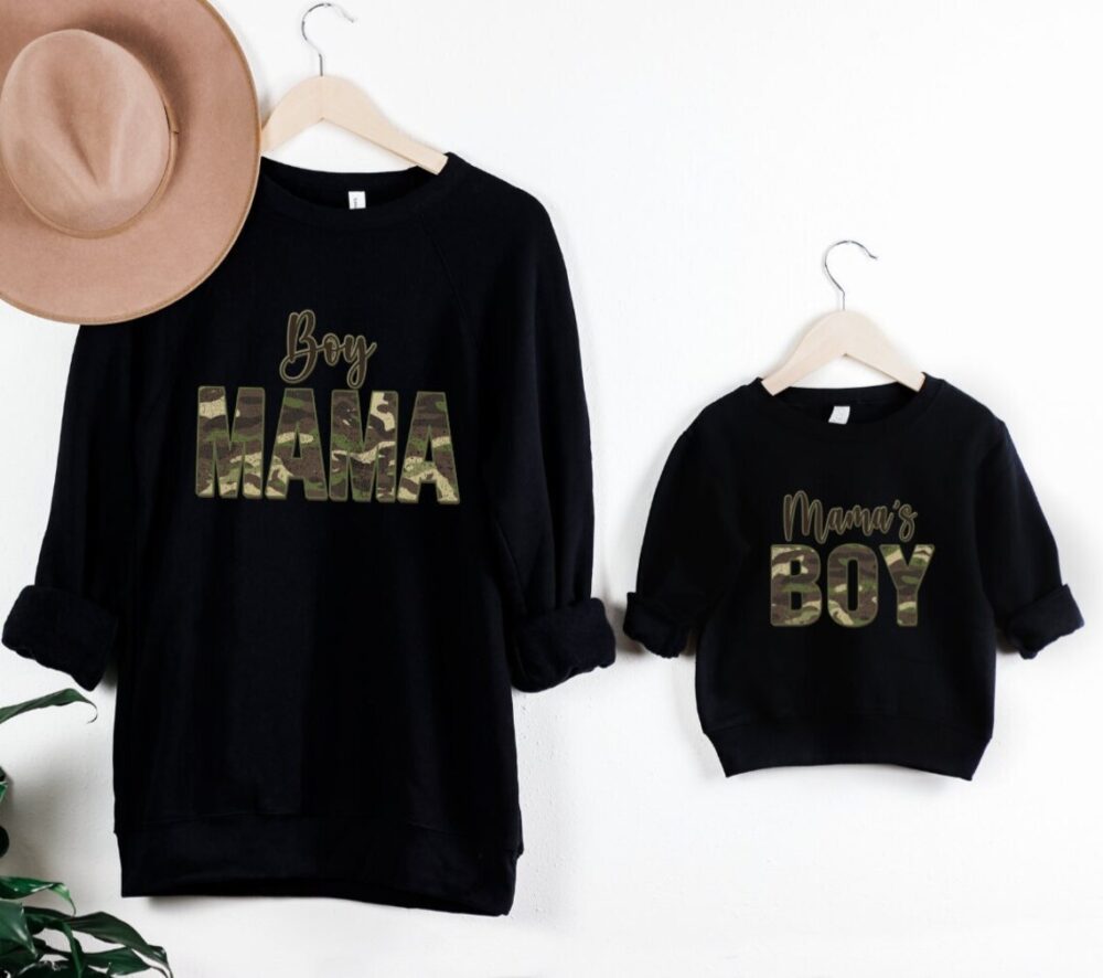 Mommy & Me Sweatshirts – Mama’s Boy