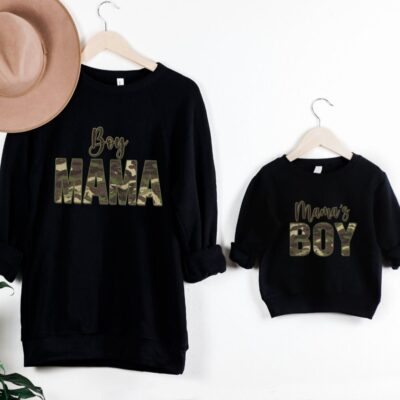 Mommy & Me Sweatshirts – Mama’s Boy