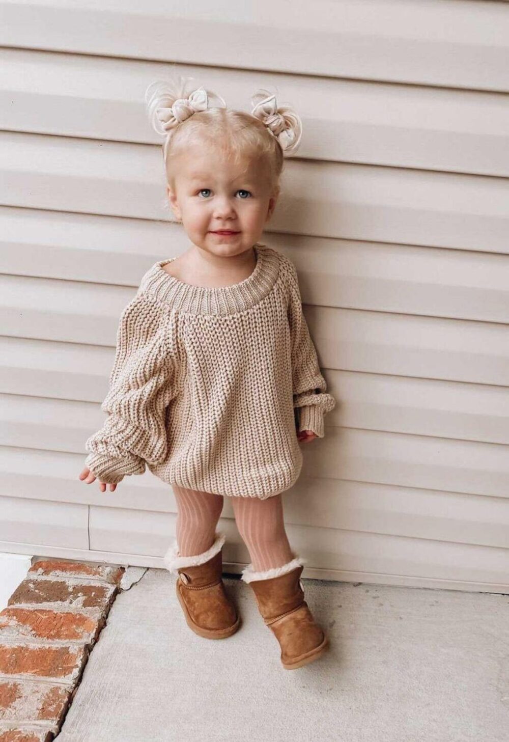 Mom & Me Sweater – Sand - Image 8