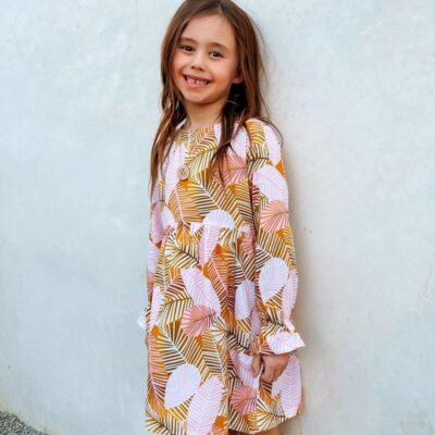 Long Sleeve Dress – Leaf