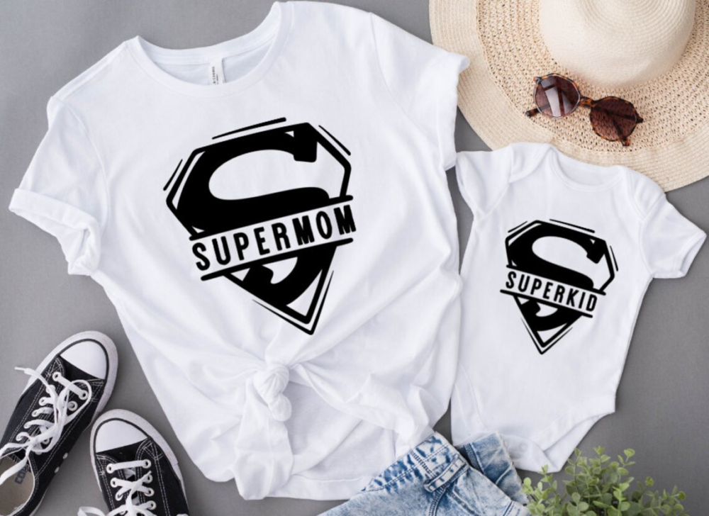 Mommy & Me T-Shirts – Supermom