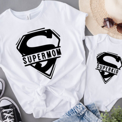 Mommy & Me T-Shirts – Supermom