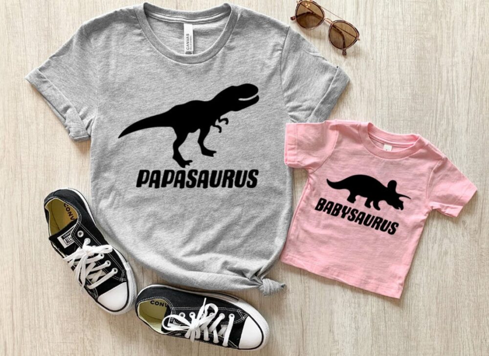 Mommy & Me T-Shirts – Mamasaurus - Image 2