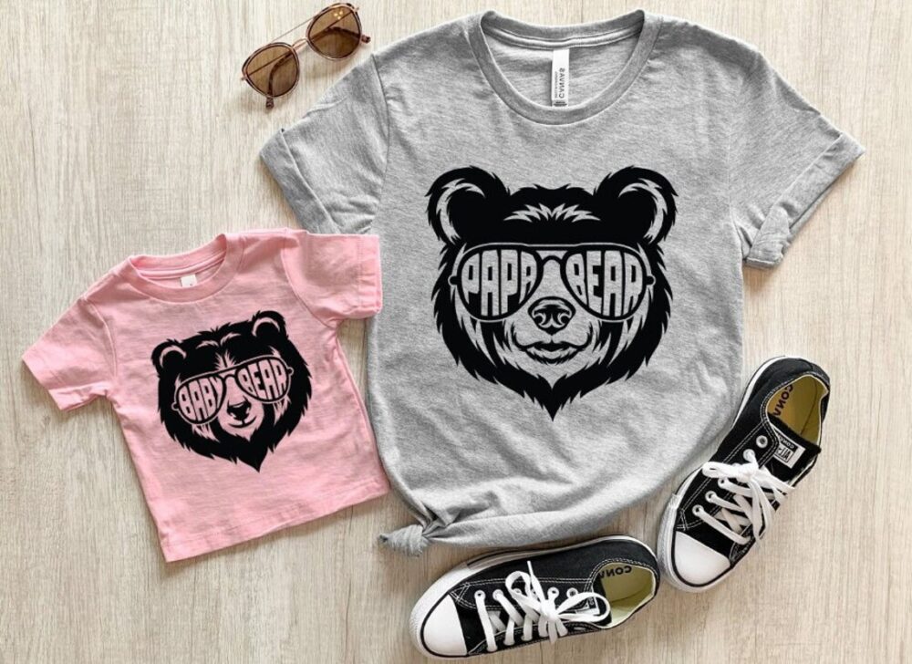 Daddy & Me T-Shirts – Papa Bear