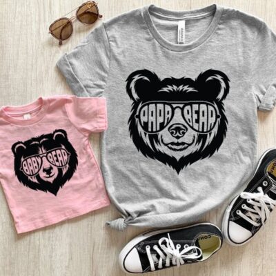 Daddy & Me T-Shirts – Papa Bear