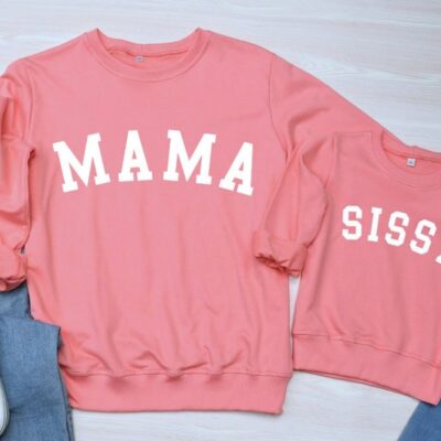 Family Sweatshirts – Mama Pink